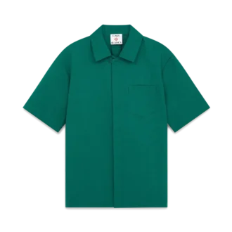 Bawełniana koszula z krótkimi szortami z monogramem w jacquard