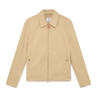 Bawełniana kurtka z monogramem w jacquard