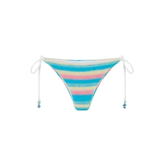 Figi bikini z frotte w paski