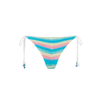 Figi bikini z frotte w paski