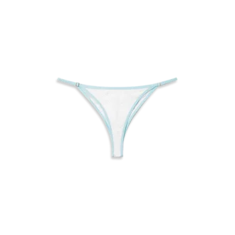 Figi bikini z monogramem w jacquard
