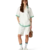Jedwabne szorty z krótkim rękawem Metaphysical Tennis Icon