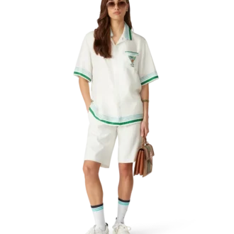 Jedwabna koszula Metaphysical Tennis Icon