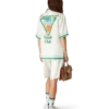 Jedwabne szorty z krótkim rękawem Metaphysical Tennis Icon