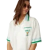 Jedwabne szorty z krótkim rękawem Metaphysical Tennis Icon
