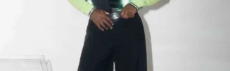 Skarpety kwadratowe z logo Acid Lime