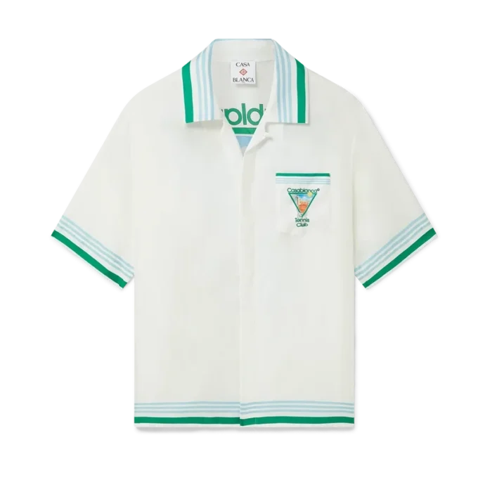 Jedwabne szorty z krótkim rękawem Metaphysical Tennis Icon