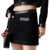 Mini spódniczka o luźnym splocie Mini spódniczka o luźnym splocie