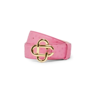 Różowy pasek z wytłoczonym logo CC