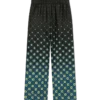 Spodnie z jedwabiu z monogramem w stylu degradé Spodnie z jedwabiu z monogramem w stylu degradé